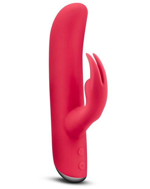 Красный перезаряжаемый вибромассажёр VILAIN BIANCA BERRY - 18 см. купить в секс шопе