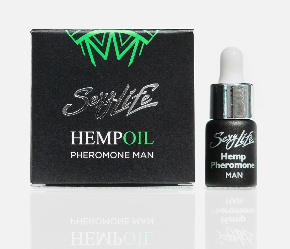 Мужские духи с феромонами Sexy Life HEMPOIL man - 5 мл. купить в секс шопе