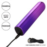 Фиолетовый гладкий мини-вибромассажер Glam Vibe - 9 см. купить в секс шопе