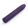 Фиолетовый гладкий вибратор Rocket Man - 14 см. купить в секс шопе