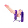 Набор из 2 фиолетовых эрекционных колец с вибрацией купить в секс шопе
