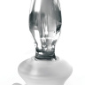 Прозрачная стеклянная пробка Icicles №91 с силиконовой присоской - 10 см. купить в секс шопе