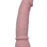 Телесный фаллоимитатор с рельефным основанием - 16 см. купить в секс шопе