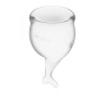 Набор прозрачных менструальных чаш Feel secure Menstrual Cup купить в секс шопе