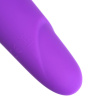 Фиолетовый мини-вибратор с вытянутым кончиком - 12,5 см. купить в секс шопе