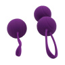 Фиолетовый набор для тренировки вагинальных мышц Kegel Balls купить в секс шопе