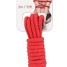 Красная хлопковая веревка для связывания - 3 м. купить в секс шопе