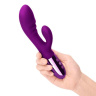 Фиолетовый вибромассажер-кролик Blend - 20,2 см. купить в секс шопе