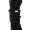Черная веревка для шибари DELUXE BONDAGE ROPE - 5 м. купить в секс шопе