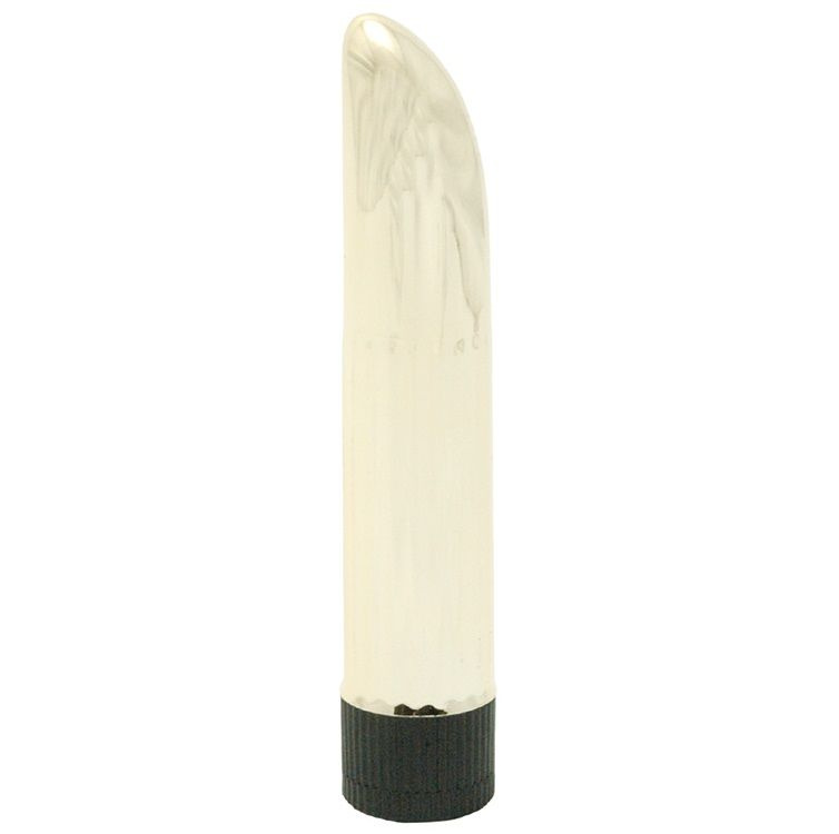 Молочный классический вибратор LADY FINGER VIBRATOR PEARL WHITE - 11,5 см. купить в секс шопе