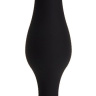 Черная анальная пробка Gravity - 15,5 см. купить в секс шопе