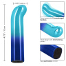 Голубой изогнутый мини-вибромассажер Glam G Vibe - 12 см. купить в секс шопе