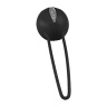 Чёрно-серый вагинальный шарик Smartballs Uno купить в секс шопе