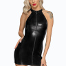 Эротическое мини-платье Snake wetlook mini-dress with front zipper купить в секс шопе