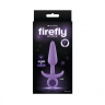 Фиолетовая анальная пробка Firefly Prince Small - 10,9 см. купить в секс шопе