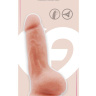 Телесный фаллоимитатор BENDABLE DILDO на присоске - 18 см. купить в секс шопе