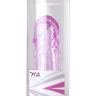 Розовая гелевая насадка с отростком для клиторальной стимуляции - 13 см. купить в секс шопе