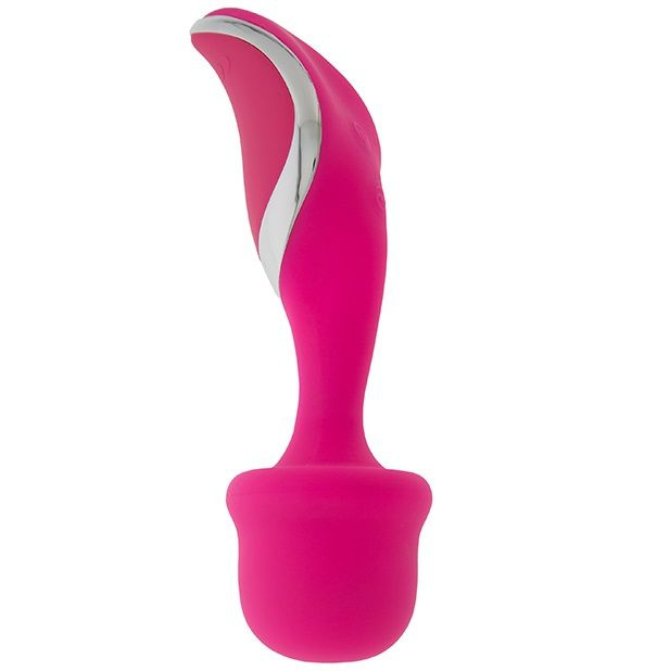 Розовый вибратор-жезл NAGHI NO.6 - 17,5 см. купить в секс шопе