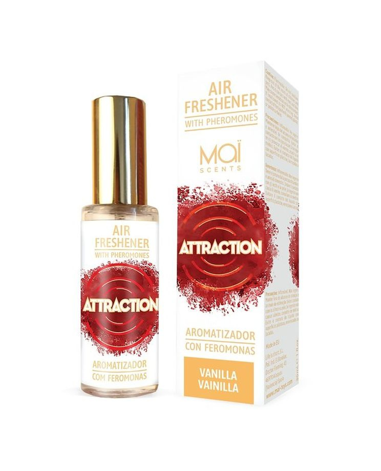 Освежитель воздуха с феромонами и ванильным ароматом - 30 мл. купить в секс шопе