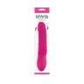 Ярко-розовый вибратор с вращающейся головкой INYA Twister - 22,86 см. купить в секс шопе