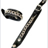 Декорированные цепочками узкие наручники купить в секс шопе