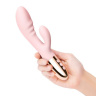 Нежно-розовый вибромассажер-кролик Blend - 20,2 см. купить в секс шопе