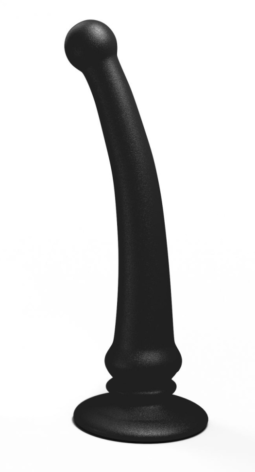 Чёрный анальный стимулятор Rapier Plug - 15 см. купить в секс шопе