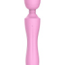 Розовый жезловый вибромассажер Pink Lady - 21,6 см. купить в секс шопе