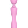 Розовый жезловый вибромассажер Pink Lady - 21,6 см. купить в секс шопе