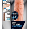 Телесная насадка на пенис 9 Inch Cock Sheath Extender - 22,2 см. купить в секс шопе