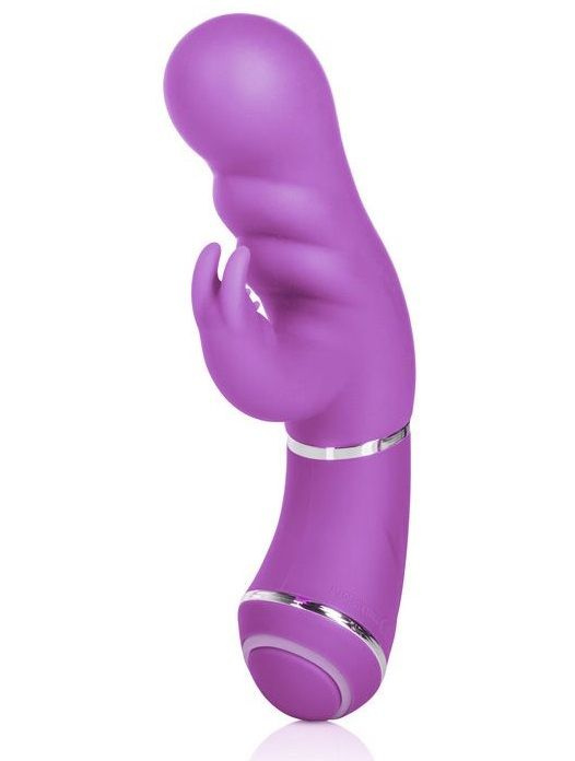 Фиолетовый вибромассажер Up! Scoop it Up! - 17,8 см. купить в секс шопе