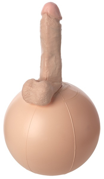 Надувной шар с насадкой HARNESS - 20 см. купить в секс шопе