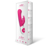 Розовый стимулятор G-точки с клиторальным отростком The G-spot Rabbit - 22 см. купить в секс шопе