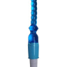 Голубой гелевый анальный вибратор - 25 см. купить в секс шопе