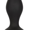 Черная анальная пробка с вибрацией и кристаллом Power Gem Vibrating Crystal Probe - 10,75 см. купить в секс шопе