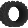Черное эрекционное кольцо SONO №40 купить в секс шопе