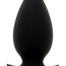 Большая чёрная анальная пробка BOOTYFUL ANAL PLUG LARGE BLACK - 10 см. купить в секс шопе