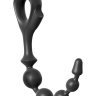Черная анальная цепочка EZ-Grip Beads - 29,2 см. купить в секс шопе