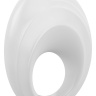 Белое эрекционное кольцо B5 с вибрацией купить в секс шопе