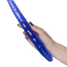 Синий двусторонний фаллоимитатор - 28,5 см. купить в секс шопе