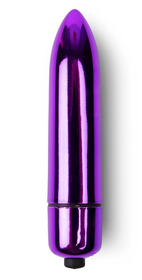 Фиолетовая вибропуля с заостренным кончиком купить в секс шопе