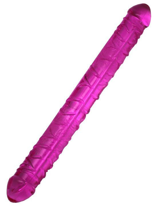 Розовый двусторонний фаллоимитатор Twin Peaks - 33,5 см. купить в секс шопе