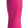 Розовый вибромассажер со сменной присоской Wall Banger Deluxe - 19 см. купить в секс шопе