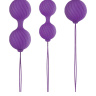 Набор фиолетовых вагинальных шариков Luxe O  Weighted Kegel Balls купить в секс шопе