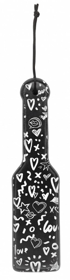 Шлепалка Printed Paddle Love Street Art Fashion - 28,5 см. купить в секс шопе