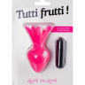 Анальная пробка-ягодка Tutti Frutti - 8,5 см. купить в секс шопе