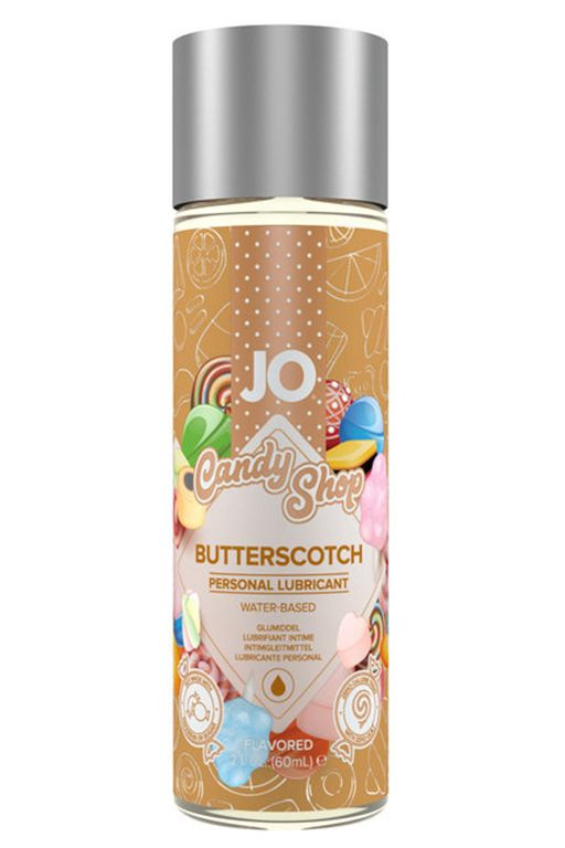 Смазка на водной основе Candy Shop Butterscotch с ароматом ирисок - 60 мл. купить в секс шопе