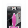 Малая розовая анальная пробка BOOTYFUL ANAL PLUG XTRA SMALL PINK - 9 см.  купить в секс шопе