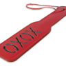 Красная шлёпалка ХоХо - 31,5 см. купить в секс шопе