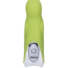 Нежно-зелёный вибратор Dolce Jaxon - 12,5 см. купить в секс шопе